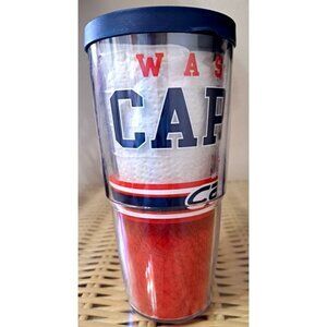 WASHINGTON CAPITALS, 24oz DOUBLE WALL, TUMBLER FROM TERVIS WITH LID INCLUDED